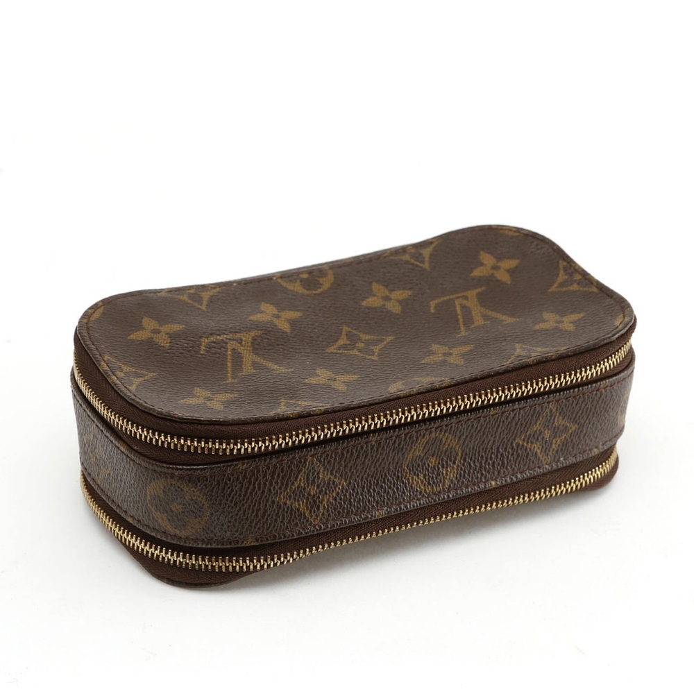 Louis Vuitton Monogram Trousse Brush LV Canvas Logo PM Travel Cosmetic Case Bag - Picture 6 of 15